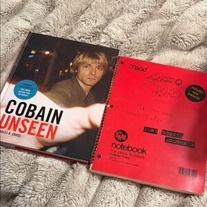 Cobain Unseen Book and Kurt Cobain Journals Notebook